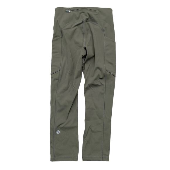 Lululemon Athletica Speed Up Crop *21" Dark Olive (First Release) Size 2 - Picture 3 of 8